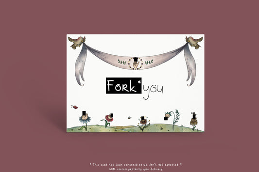 The Original Anonymous F**K YOU Card