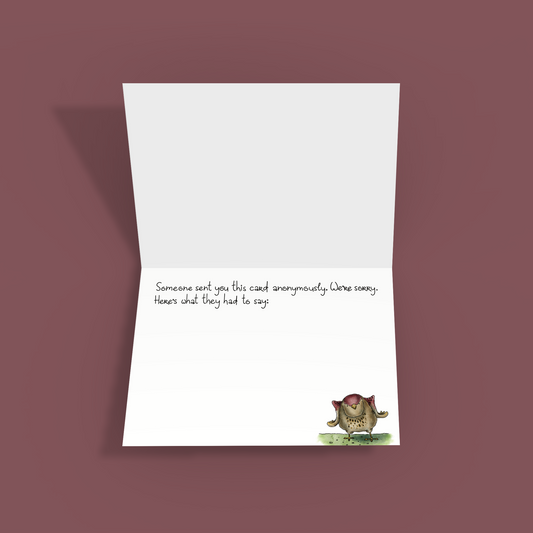 The Original Anonymous F**K YOU Card